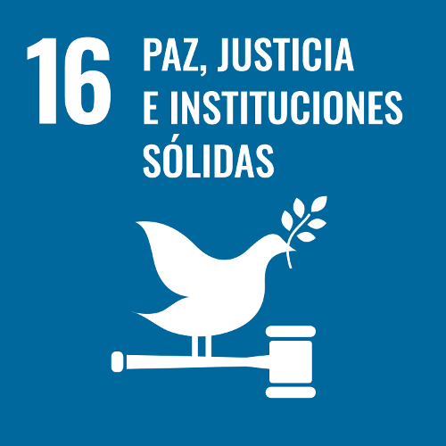 16 Paz, justicia e instituciones sólidas.
